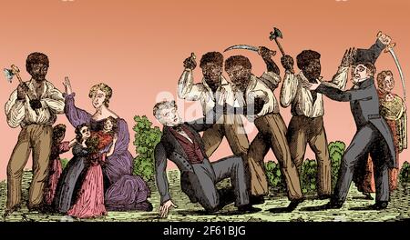 Nat Turner's Slave Rebellion, 1831 Stock Photo - Alamy