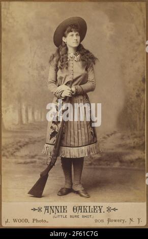 Annie Oakley, American Folk Hero Stock Photo