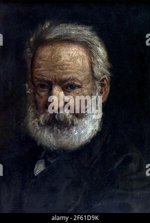 Victor Hugo, French Author Stock Photo