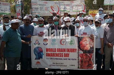 Participants are holding awareness walk to mark the World