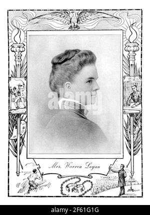 Adella Hunt Logan, American Author and Suffragette Stock Photo