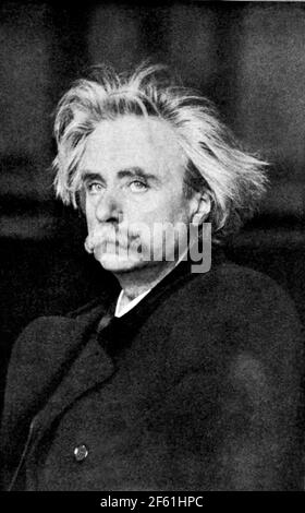 Edvard Grieg, Norwegian Composer Stock Photo