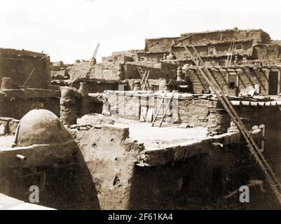 Zuni Pueblo, New Mexico, 1903 Stock Photo