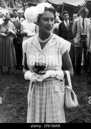 Queen Elizabeth II, 1954 Stock Photo