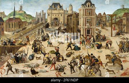 St. Bartholomew's Day Massacre, Paris, 1572 Stock Photo