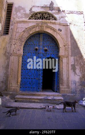 Main entrance, Tourbet el Bey,  a Tunisian royal mausoleum, Tunis, Tunisia Stock Photo