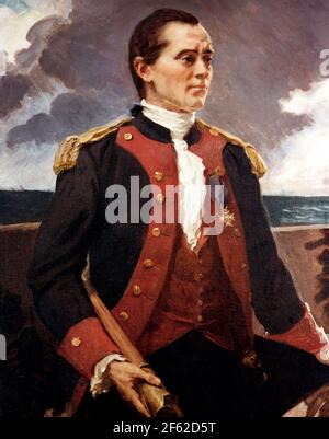 John Paul Jones, Scottish-American Naval Hero Stock Photo