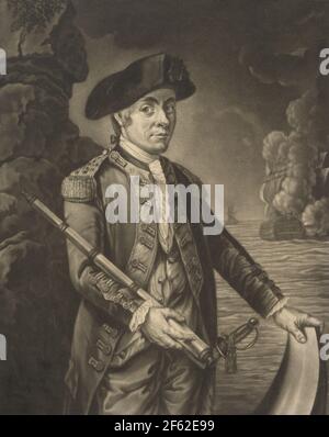 John Paul Jones, Scottish-American Naval Hero Stock Photo