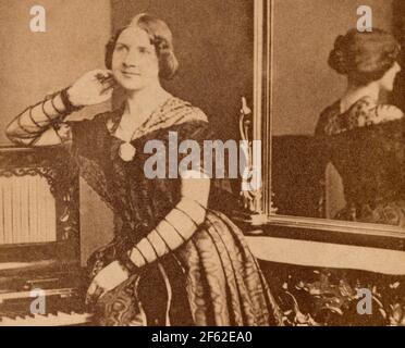 Jenny Lind, Swedish Opera Singer Stock Photo