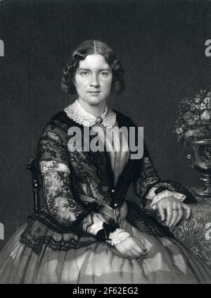 Jenny Lind, Swedish Opera Singer Stock Photo