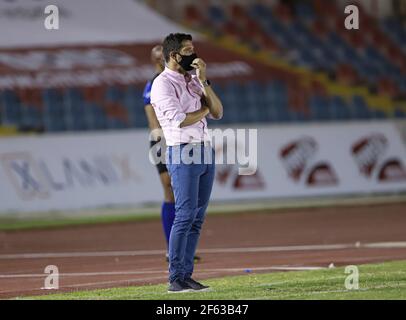 Cimarrones vs Leones Negros de Sonora. © (© Photo by Luis Gutierrez/Norte  Photo) . Gabriel Pereyra, Director Tecnico de Cimarrones Fc Stock Photo -  Alamy