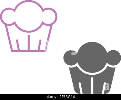 Wedding cake logo, Cake icon design vector illustration template Stock Vector