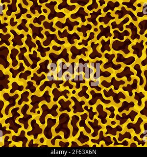 Leopard seamless pattern. Vector cartoon illustration icon design. Leopard seamless pattern concept Stock Vector