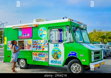 Publix ice cream truck touring Florida during summer