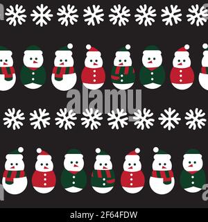 Christma Holiday seamless pattern background for website graphics, fashion textile Stock Vector