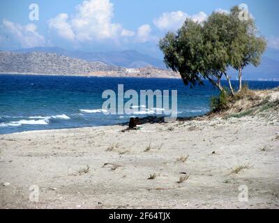 beautiful beach of Marmari on Kos island Greece Stock Photo