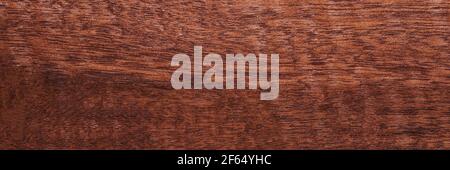 Tabletop of panoramic wooden texture background High quality for work look better and attractive. copy space for your design or decoration. Horizontal Stock Photo
