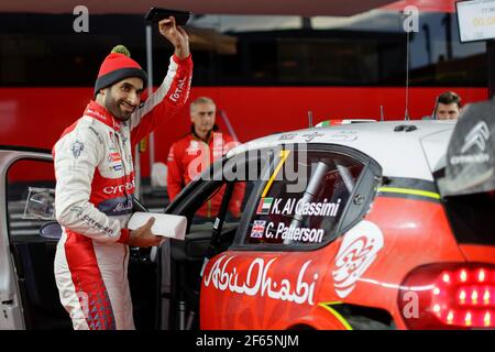 07 Al Qassimi Khalid (UAE) C3 WRC Citroen Total Abu Dhabi WRT Citroen portrait during the 2017 WRC World Rally Car Championship, Wales Rally Great Britain from october 26 to 29, at Deeside, Wales - Photo Frederic Le Floc'h / DPPI Stock Photo