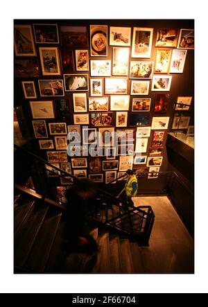 Last minute preparations for tomorows opening of the National Geographic shop on Regents street in Londonphotograph by David Sandison The Independent Stock Photo