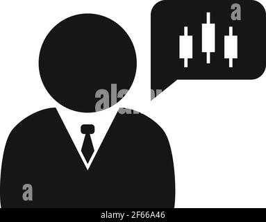 Trader thinking icon, outline style Stock Vector Image & Art - Alamy