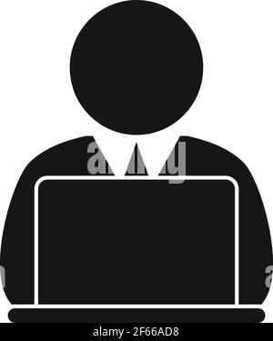 Trader desk icon, simple style Stock Vector Image & Art - Alamy