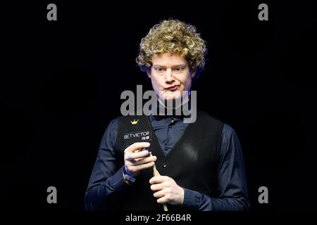 MILTON KEYNES, UNITED KINGDOM. 30th Mar, 2021. Neil Robertson during 2021 Championship League Snooker- Day 1 matches at Marshall Arena on Tuesday, March 30, 2021 in MILTON KEYNES ENGLAND. Credit: Taka G Wu/Ģ����ý Live News Stock Photo