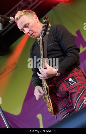 Kajagoogoo singing live at The Midlands Festival in  2010 Stock Photo
