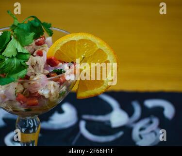 Peruvian Food Ceviche Peruvian cuisine and sea food Stock Photo Alamy