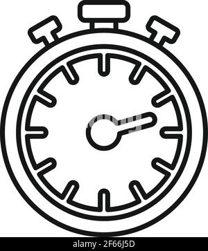 Gym stopwatch icon, outline style Stock Vector Image & Art - Alamy