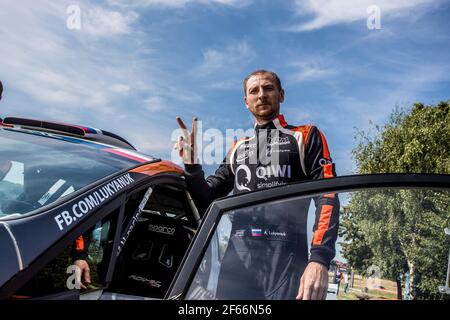 LUKYANUK Alexey (RUS) Ford Fiesta R5 ambiance portrait during the 2017 European Rally Championship Rally Rzeszowski in Poland from August 4 to 6 - Photo Gregory Lenormand / DPPI Stock Photo