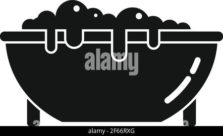 Beauty jacuzzi icon, simple style Stock Vector