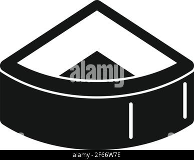 Sanitary jacuzzi icon, simple style Stock Vector