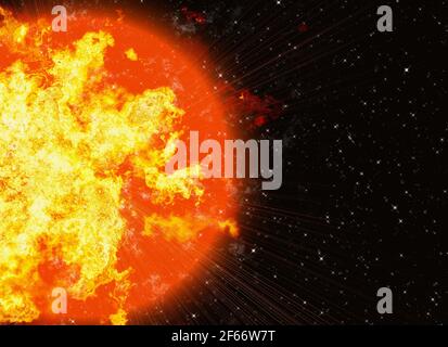 energy flash in space backgrounds Stock Photo