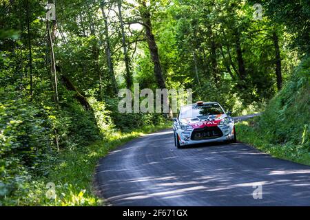 01 BONATO Yoann, BOULLOUD Benjamin, Citroën C3 Rally2, Trajectus ...