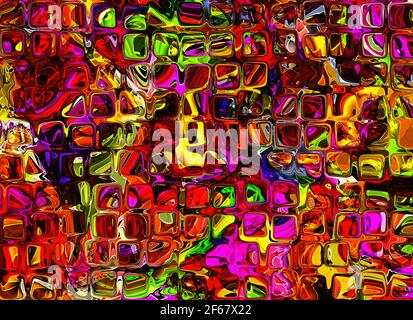 abstract many colorful windows background Stock Photo