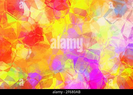 abstract polygonal colorful bright backgrounds Stock Photo