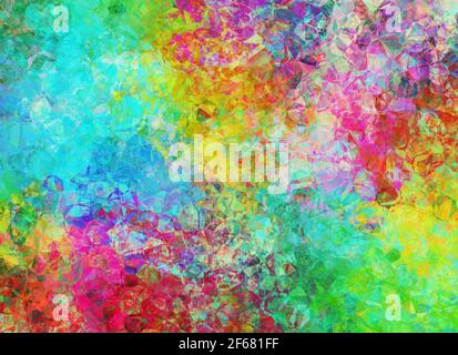 abstract polygonal colorful bright backgrounds Stock Photo