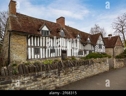 Mary Arden's house in Wilmcote, near Stratford upon Avon in Warwickshire, England. Stock Photo