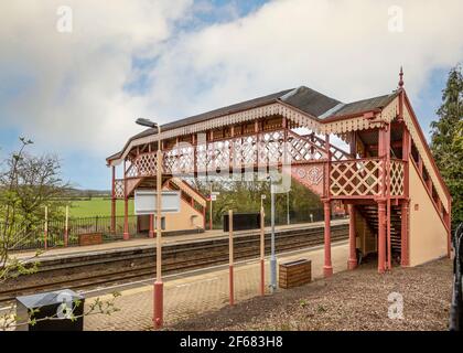 Wilmcote Railway Station near Stratford upon Avon, Warwickshire, England. Stock Photo