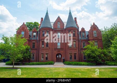 Wellesley College Billings Hall in Wellesley, Massachusetts MA, USA. Stock Photo