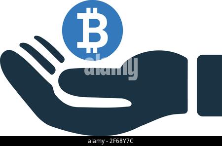 Cryptocurrency, bitcoin payment icon - Well organized and editable Vector design using in commercial purposes, print media, web or any type of design Stock Vector