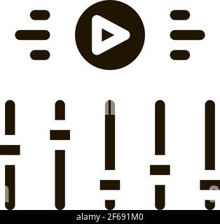 movie maker settings icon vector outline illustration Stock Vector ...
