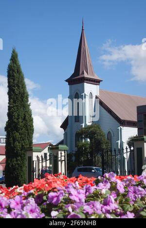 Historic building in Masterton, New Zealand Stock Photo