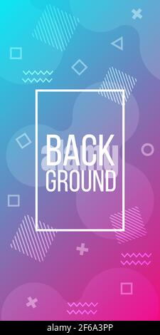 dynamic waves vibrant abstract background vector illustration Stock Vector