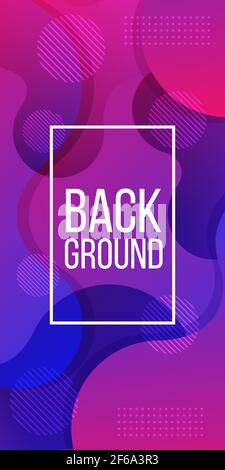 vivid purple waves abstract background vector illustration Stock Vector