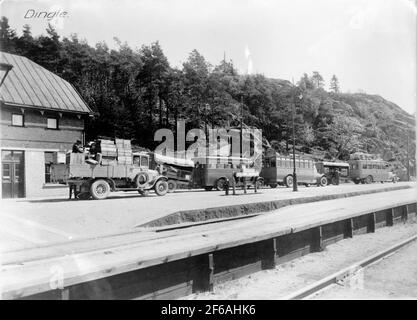 Sweden, Bohuslän, Västra Götaland, Munkedal, Dingle (depicted, city) Stock Photo