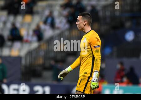 Maribor, Slovenia. 30th Mar, 2021. Zan Medved of Slovenia seen in ...