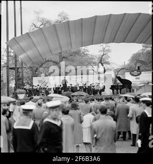 The state's railways, SJ advertise Nils Holgersson tour. Stock Photo