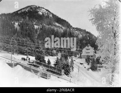 The funicular was built between 1908 and 1910. This was the first fixed ...