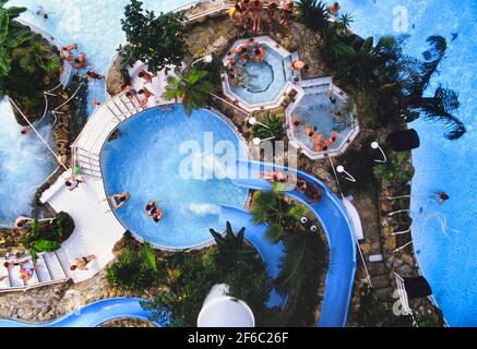 Subtropical swimming paradise. Sherwood Forest. Center Parcs. Nottingham. England,  UK Stock Photo